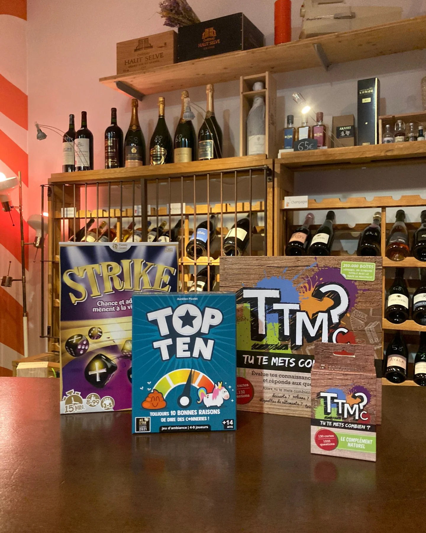 Jeux de société en vente au Shop des Gamins